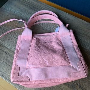 Authentic Balenciaga Cabas XS 390346 Women's Canvas,Leather Handbag